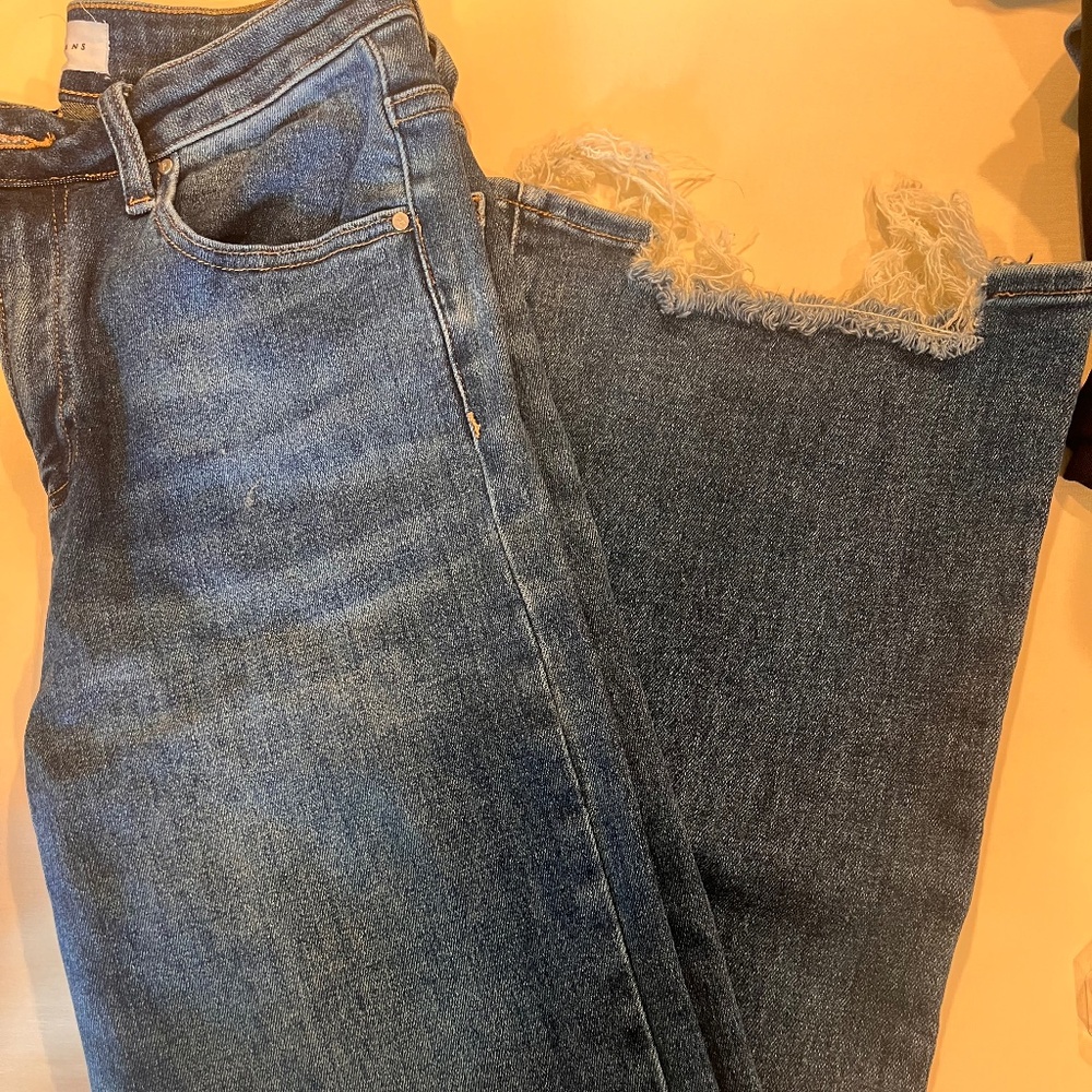 Wide leg jeans